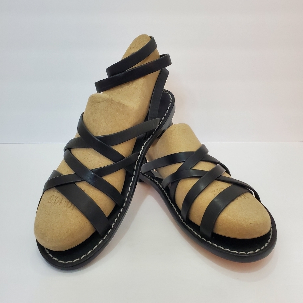 Sam Edelman Gladiator Sandals Black Size 9 - Picture 2 of 10